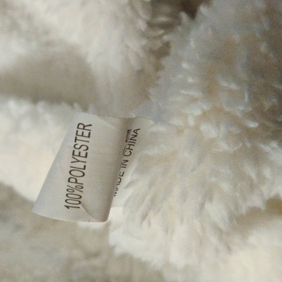 𝅺new Cool blue lined super soft jacket with big black buttons and pockets. - Picture 7 of 7